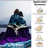 1pc Harry Potter Flannel Throw Blanket - HD Printed Lightweight Soft Warm All-Season Blanket for Sofa, Bed, Travel, Camping 095