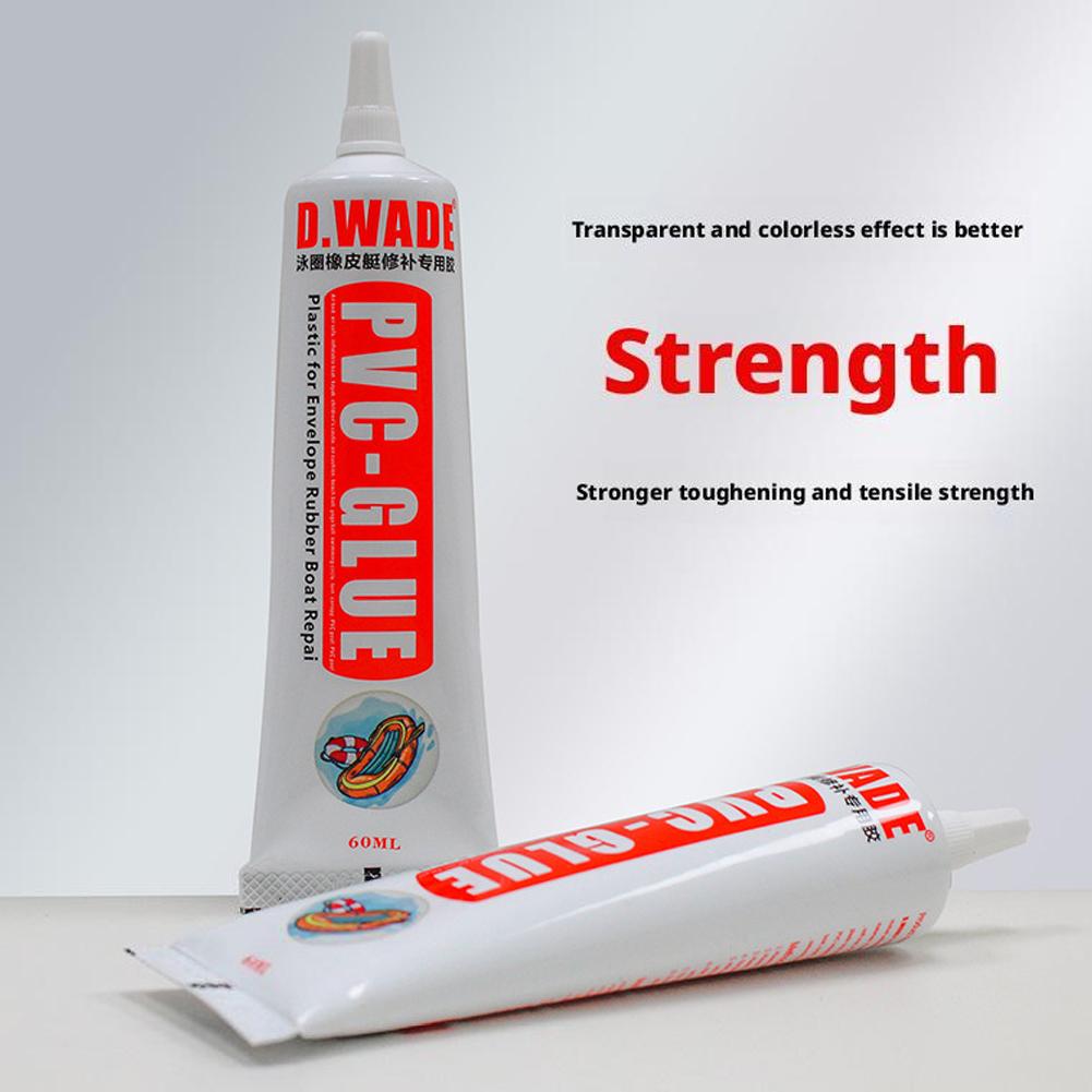 60ML PVC Adhesive Inflatable Boat Repair Glue SUP Repair Glue Inflatable Boat Paddle Board Kayak Tube Repair Glue 1-10pcs