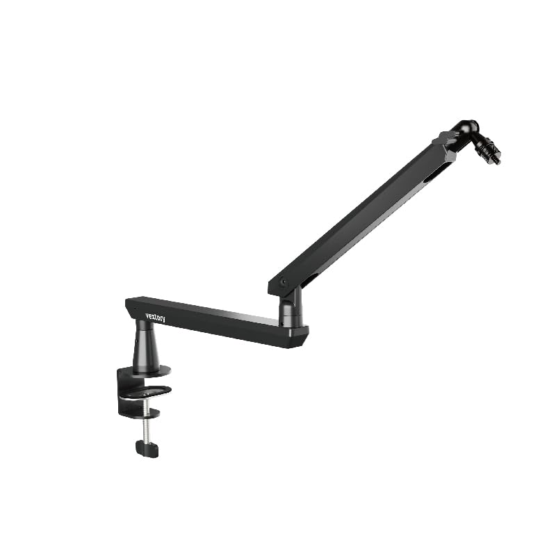 

VEXTORY Folding Microphone Stand for Live and Smartphones Choose from 4 Designs Includes 3 Size Conversion Screws Weight Ideal for Home Studios чорний