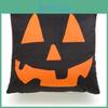 Pumpkin Design Throw Pillow Case For Halloween Sofa Decor 45x45cm**