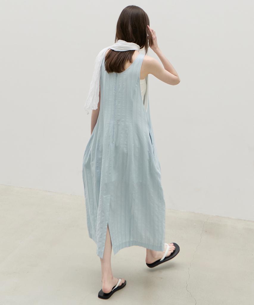 Leuba Arc Sleeveless Dress - Whisper Blue