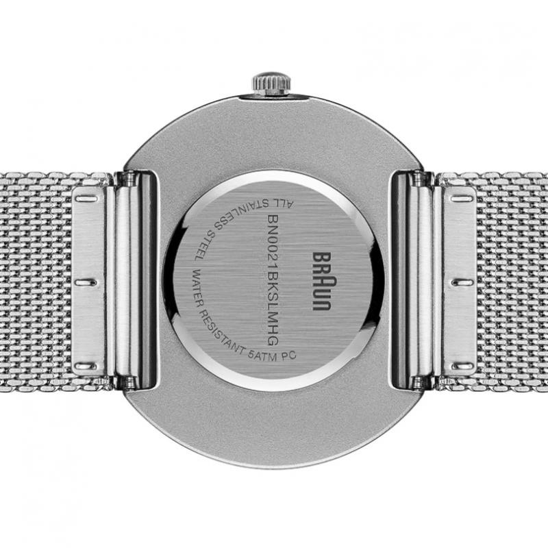 Braun Bn0021bkslmhg Classic Public Metal Watch