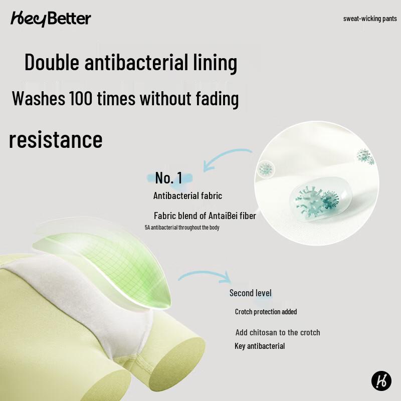 HeyBetter Kids' 2025 Double Antibacterial Sweat-Wicking Underwear