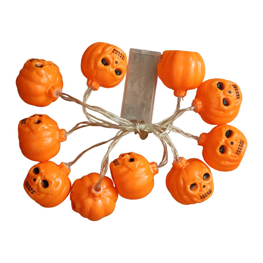 Halloween Pumpkin Lantern String LED Small Colorful Lantern Garden Bar Ghost House Shopping Mall Courtyard Decorative Lamp
