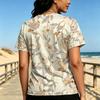Women's Floral Collection Short Sleeve T-Shirt Soft Minimalist Design, Street Style Casual Top, Versatile for Daily Commute & School Outfits