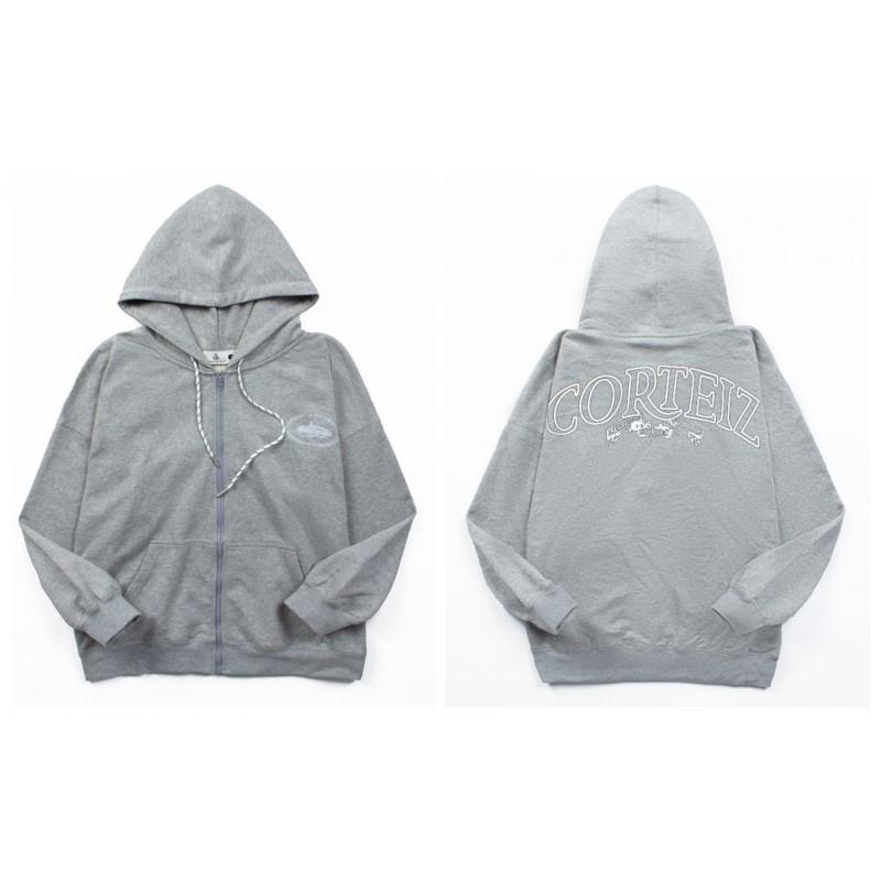 American Streetwear Devil Island Print Fleece Hoodie Loose Casual Sweatshirt Youth