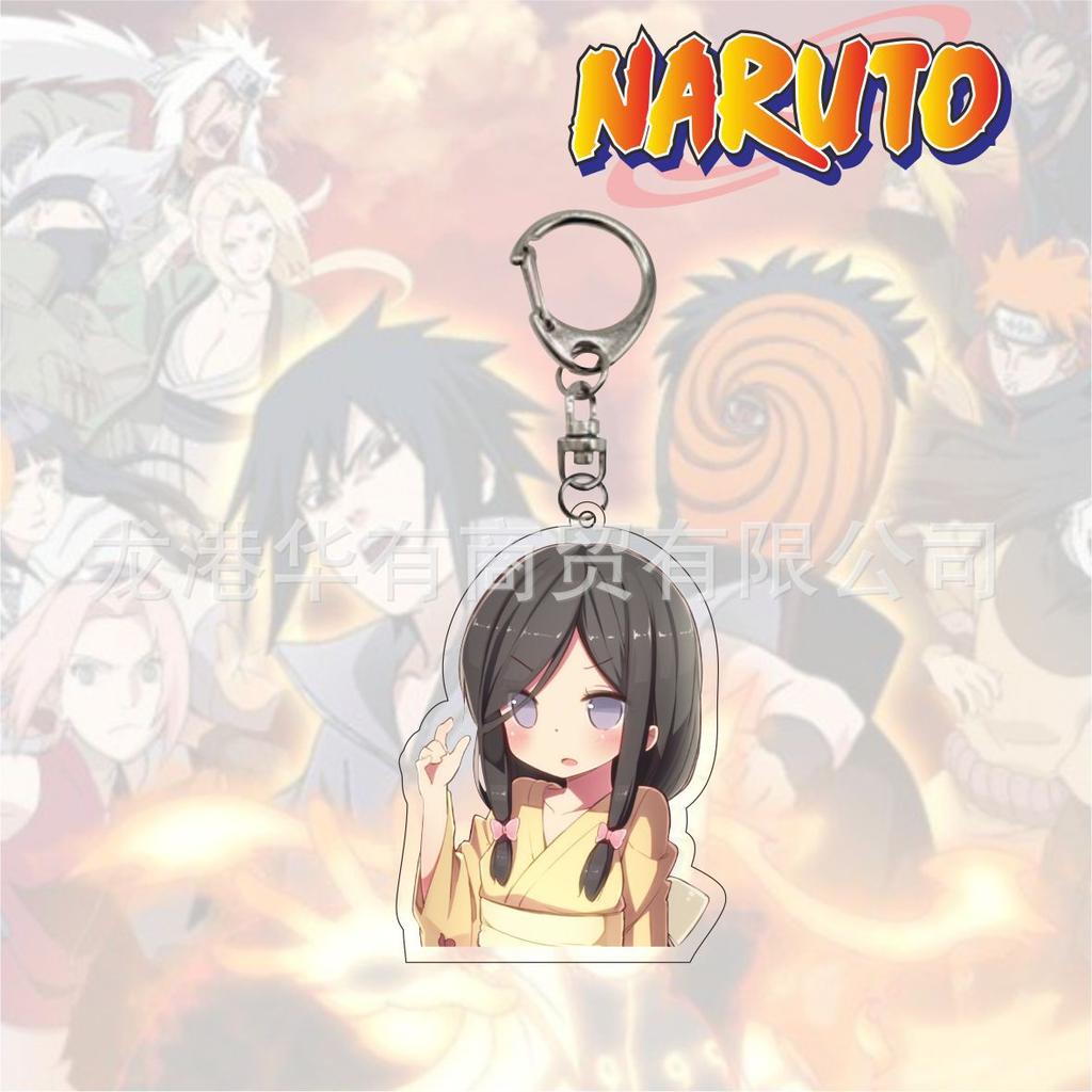 Anime Naruto Akryl nøkkelring tilbehør Uzumaki Naruto tegneserie nøkkelring