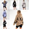 Streetwear Hoodie For Women Thick Polyester With Letter Graphic Fall 2023