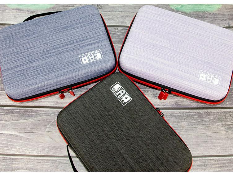 Multifunctional Waterproof & Drop-Resistant Storage Bag for Cables, Earphones, Power Banks & Mobile Accessories