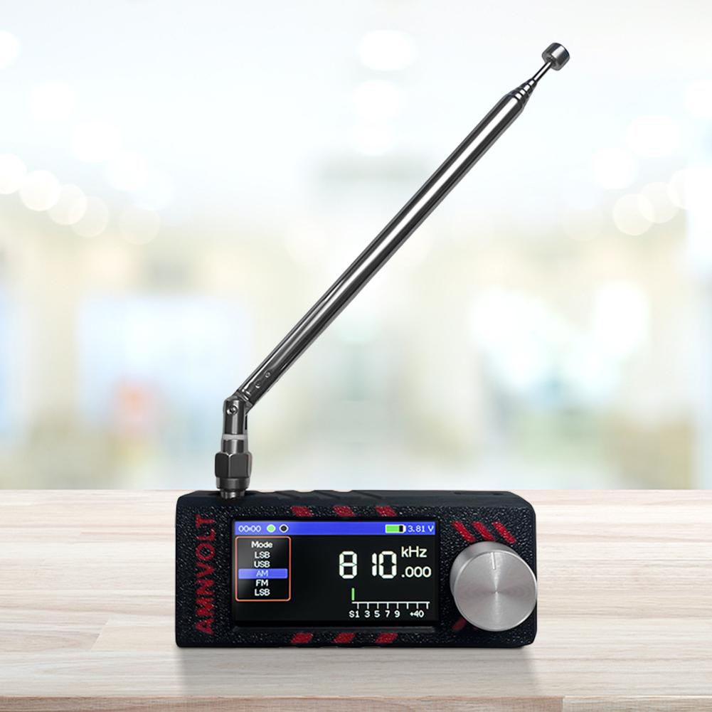 SI4732 0.5-108mhz LSB USB AM FM FM/AM Radio 1.9inch IPS Screen Mini Pocket Radio with Antenna Portable Radio