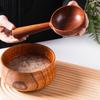 Large Size Long Handled Spoon Long Handle Wooden Soup Ladle Water Ladle Serving Soup Spoon  Picnic