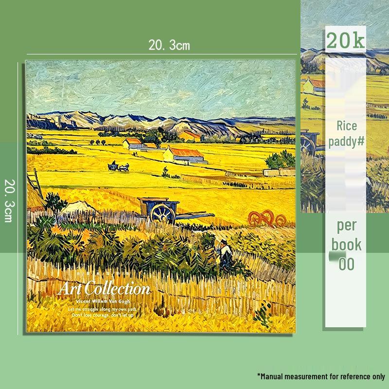 Van Gogh 20K Oil Painting Sketchbook for Art Students – 80 Thickened Hand-drawn Sketch Sheets