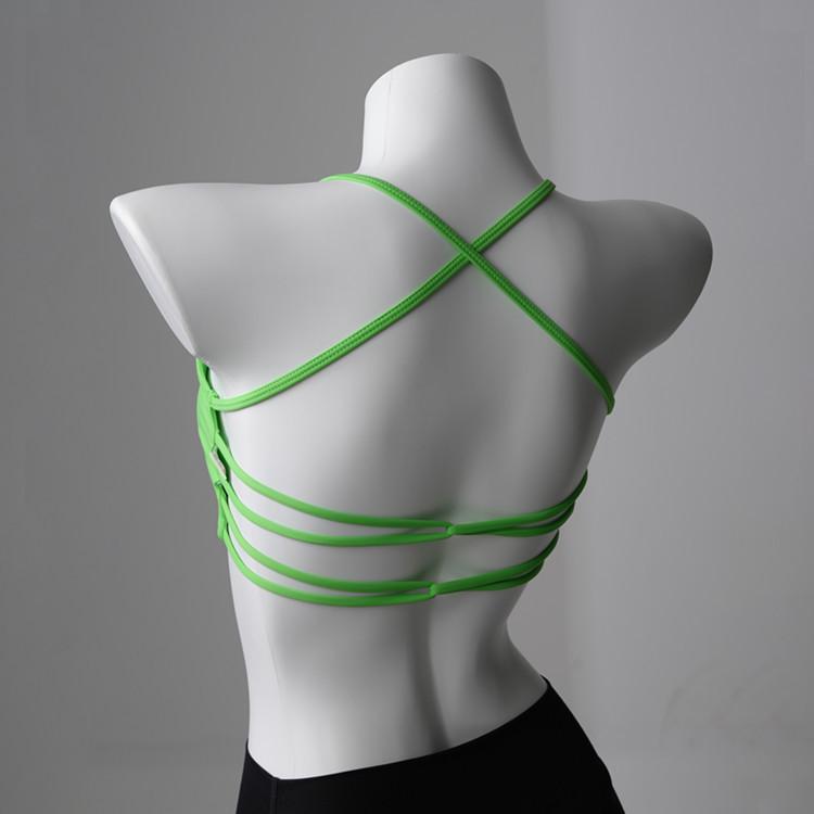 Camisola Sexy de Verão: Top de Yoga Sem Fio com Costas Bonitas para Fitness ao Ar Livre e Dança Feminina