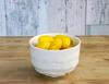 Mino Ware Japanese Cafe Series Echigo 1 Piece H7 X W10 X [Matcha Bowl/Small Bowl] White, (Size D10cm)