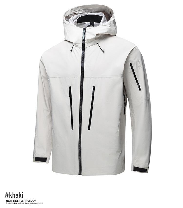Chunqiu Bird Unisex Windproof Waterproof Loose Jacket - Heat-Sealed Outdoor Windbreaker