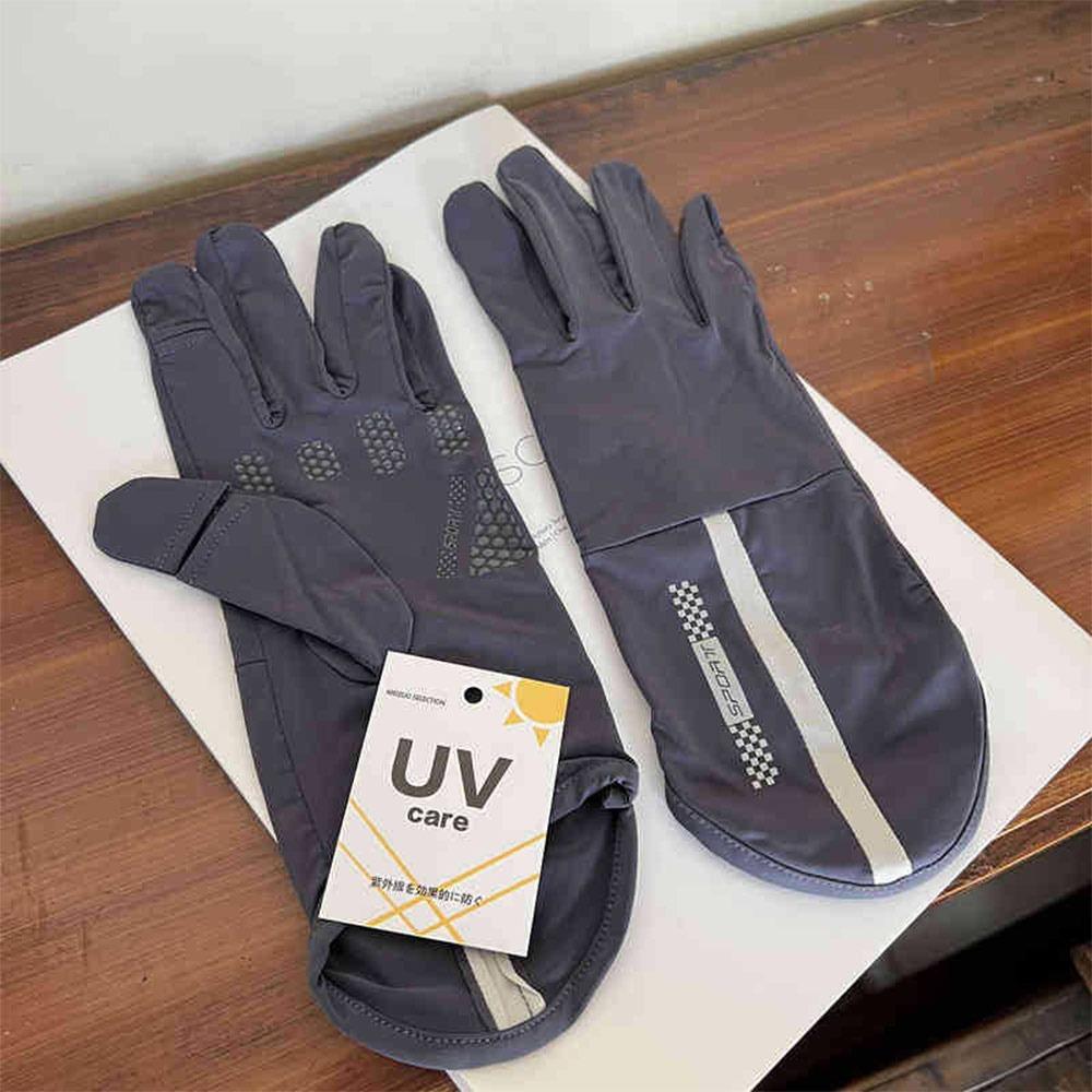 Multicolor Sun-Protection Gloves Ice Silk Driving Gloves Anti-UV Sunscreen Sleeves  Outdoor Sport