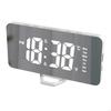 62KD Small Digital Alarm Clock with LED Time Display, Date, Temperature for Travel