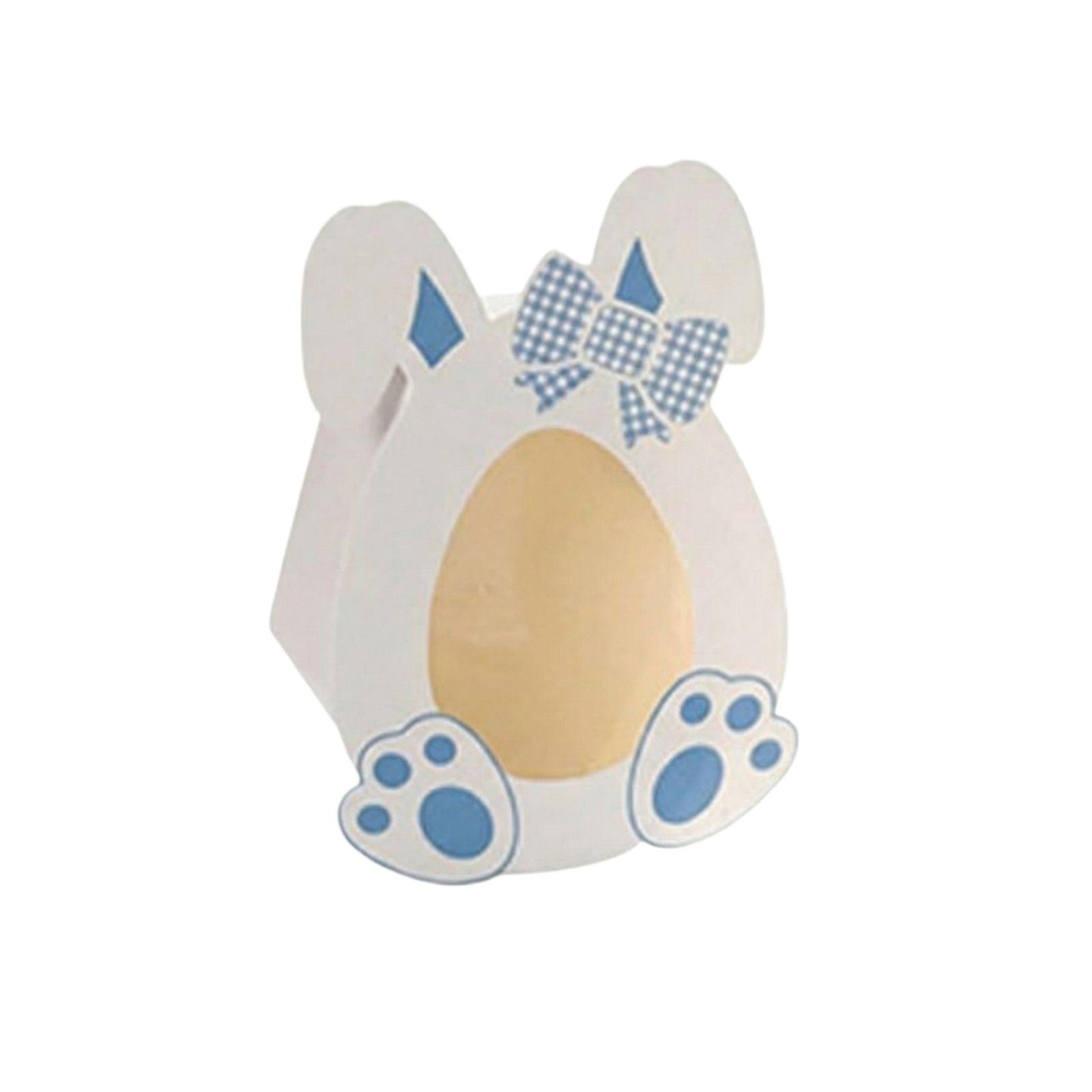 Пасхальная вечеринка Мультяшный кролик Яйцо Конфетная коробка синий