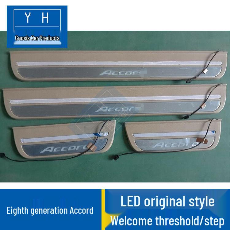 

Нерушимая светодиодная накладка на порог для Accord восьмого поколения QJL/Qianjunlian