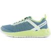 Solar Wave Low Lace Up Sneaker Teal Lime Green Women A2BM4W