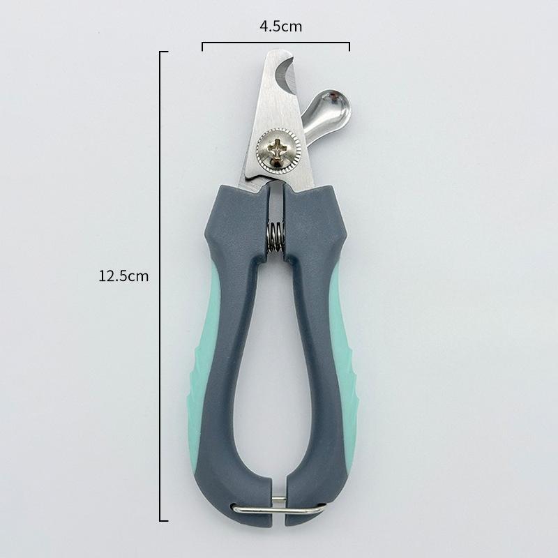 

Pet nail scissors - Dog and Cat Stainless Steel Dog Nail Clippers for Beauty and Cleaning Supplies - Splash-proof Nail Clippers small зелений/сірий