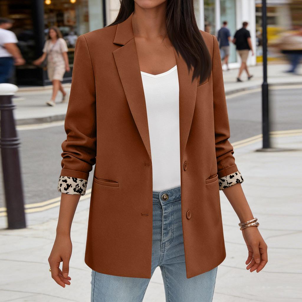 Women's Faux Suede Button Jacket Oversized Gathered Hem Short Length Coat Casual Vintage Outerwear With Pockets