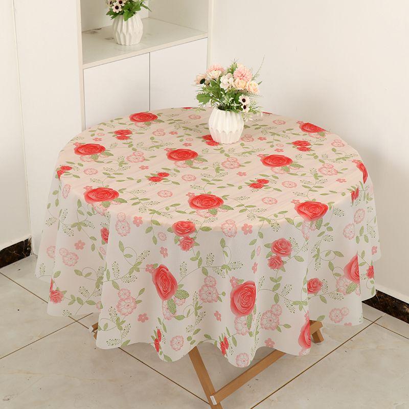Round Table Cloth Plastic Tablecloth Tablecloth Large Round Tablecloth Square Coffee Table Tablecloth