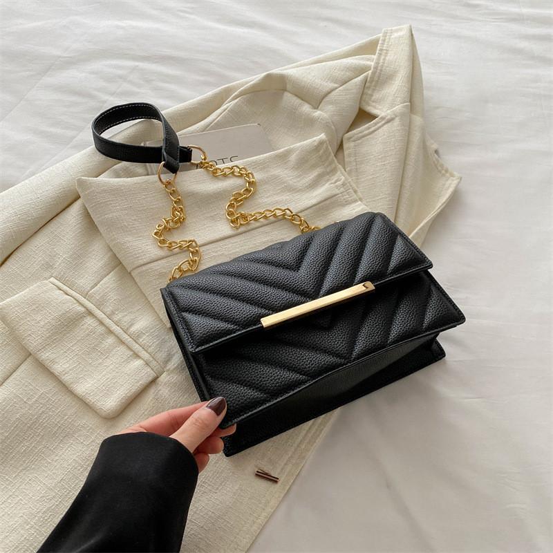 2024 Spring New Small Shoulder Bag Casual Commuter Crossbody Bag Fashion Simple Square Bag