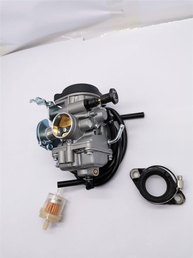 Carburetor with Intake Manifold Boot & Oil Filter Kit For Suzuki DR200S DR200SE