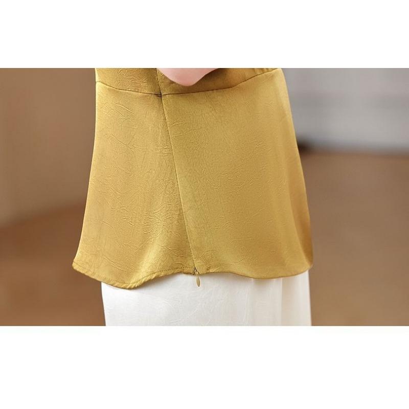 New Summer Clothing Chiffon Shirt Waist Fashionable Women's Tops Fashionable Small Shirt