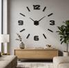 Black EKO Stick-on Wall Clock 130cm