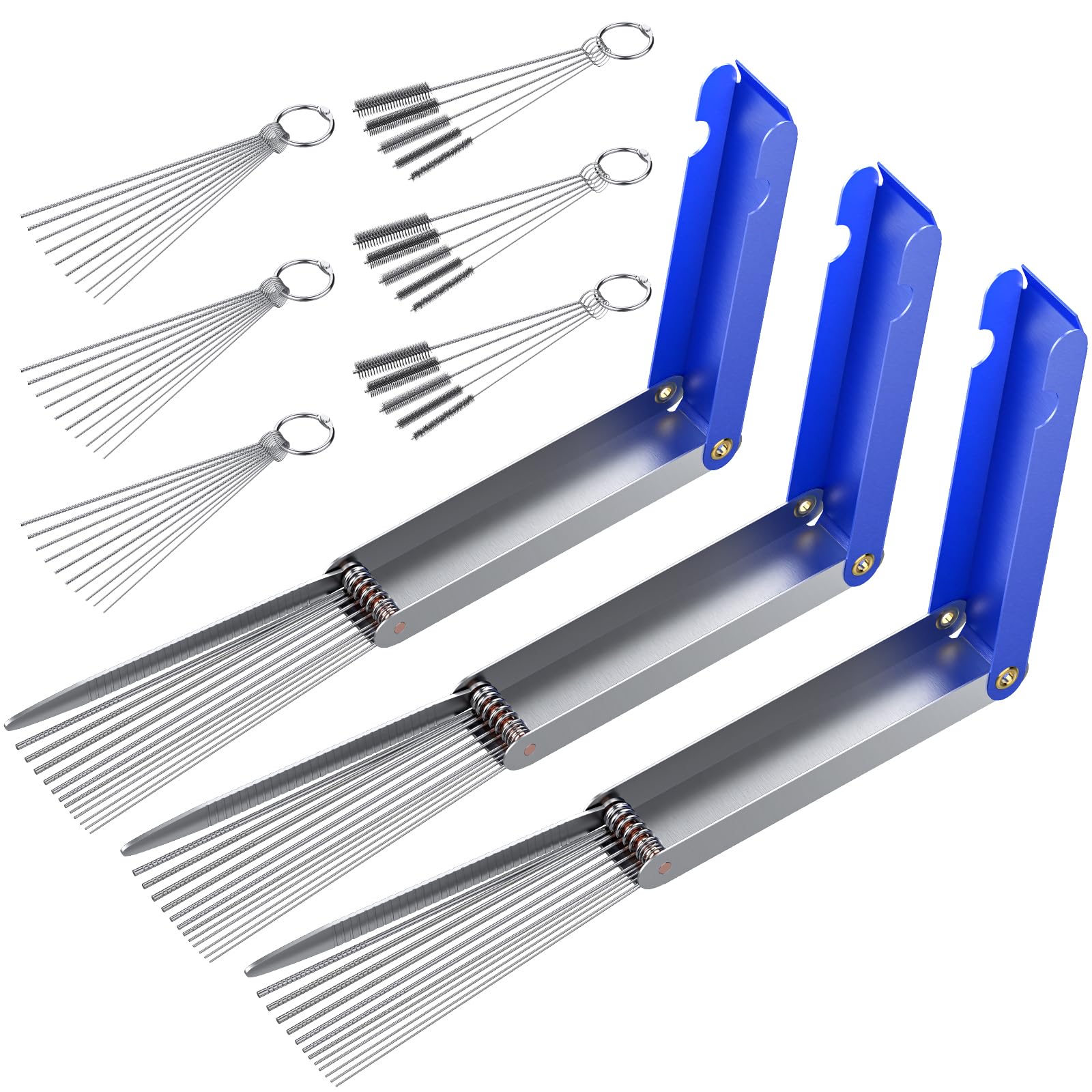 

AUTOUTLET Набор инструментов для карбюратора 84 предмета 39 проволочных щеток + 30 чистящих игл Three красный