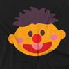 Sesame Street Unisex Adult Ernie Kawaii Face T-Shirt
