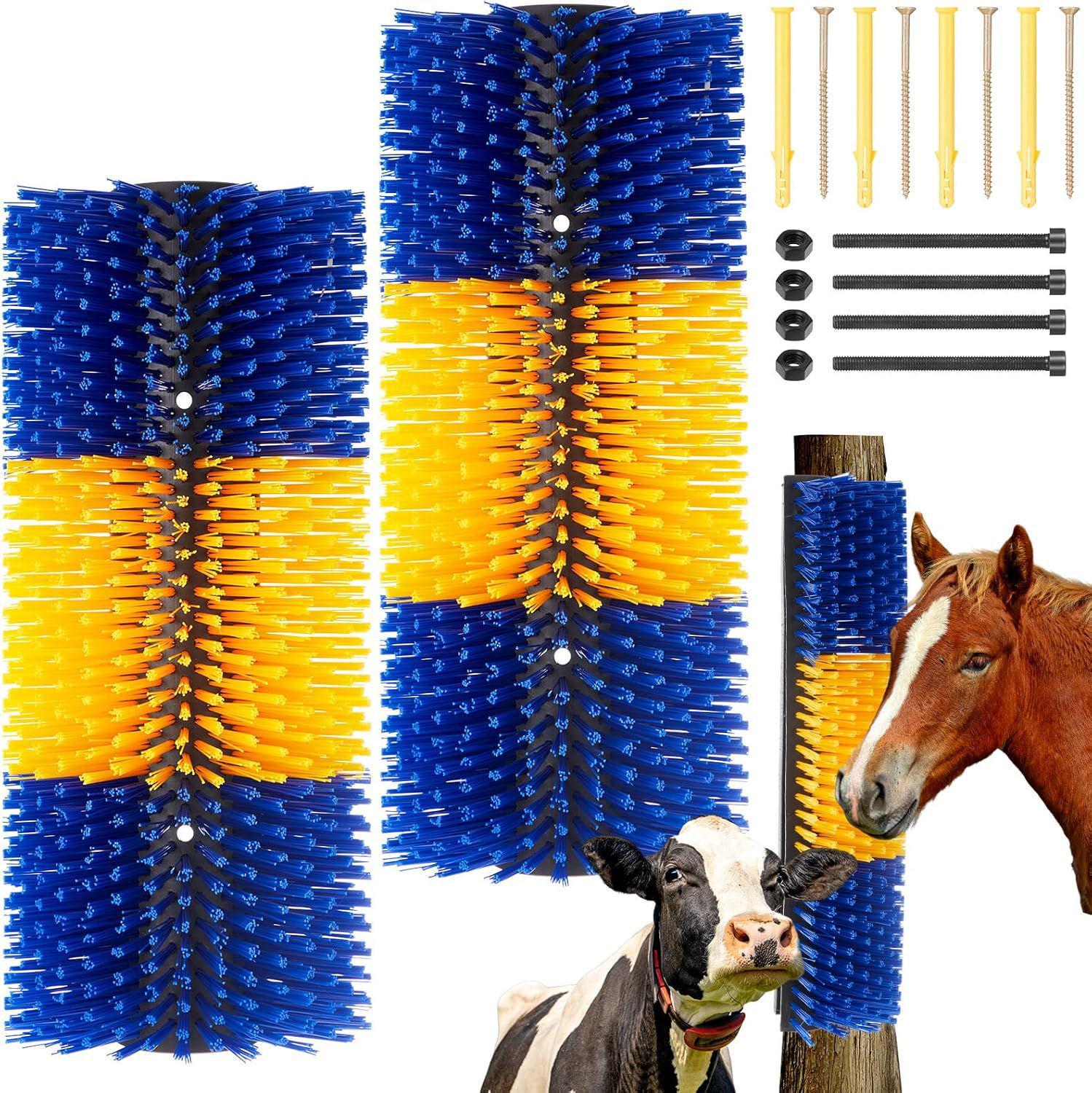 

Cow and Horse Livestock Massage & Cleaning Brush 435
