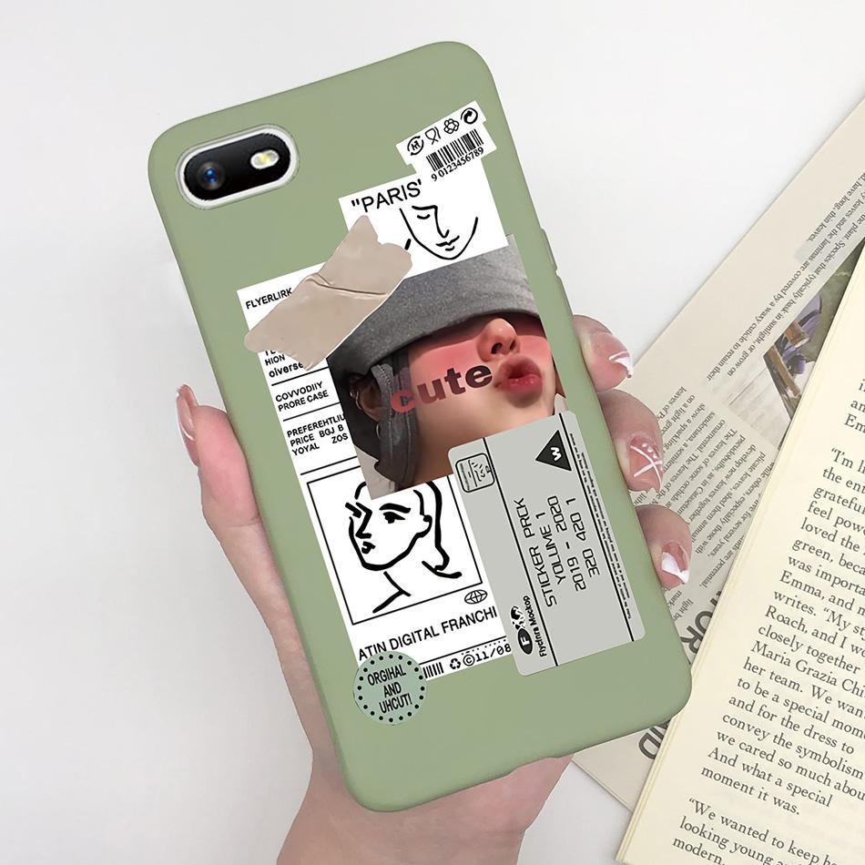 For OPPO A1K Phone Case Daisy Flower Heart Cover Silicone Soft Coque For oppo a1k RMX1941 A1K A1 k Oppo Realme C2 RealmeC2 Funda