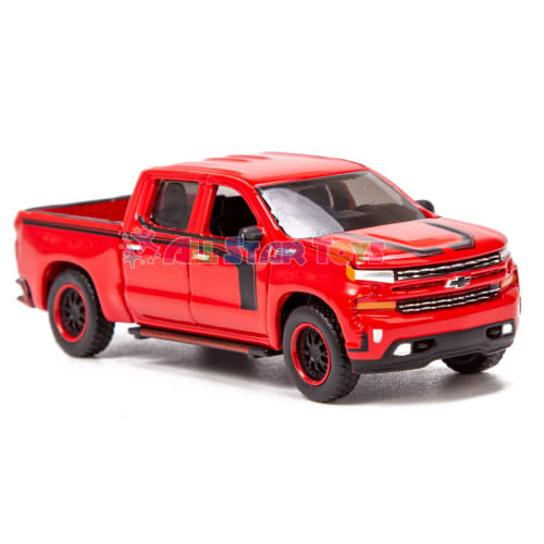 Auto World CP7918 2019 Chevrolet Silverado LTZ Z71 Red Limited Edition 2496 Pieces Worldwide 1/64 Diecast Model Car