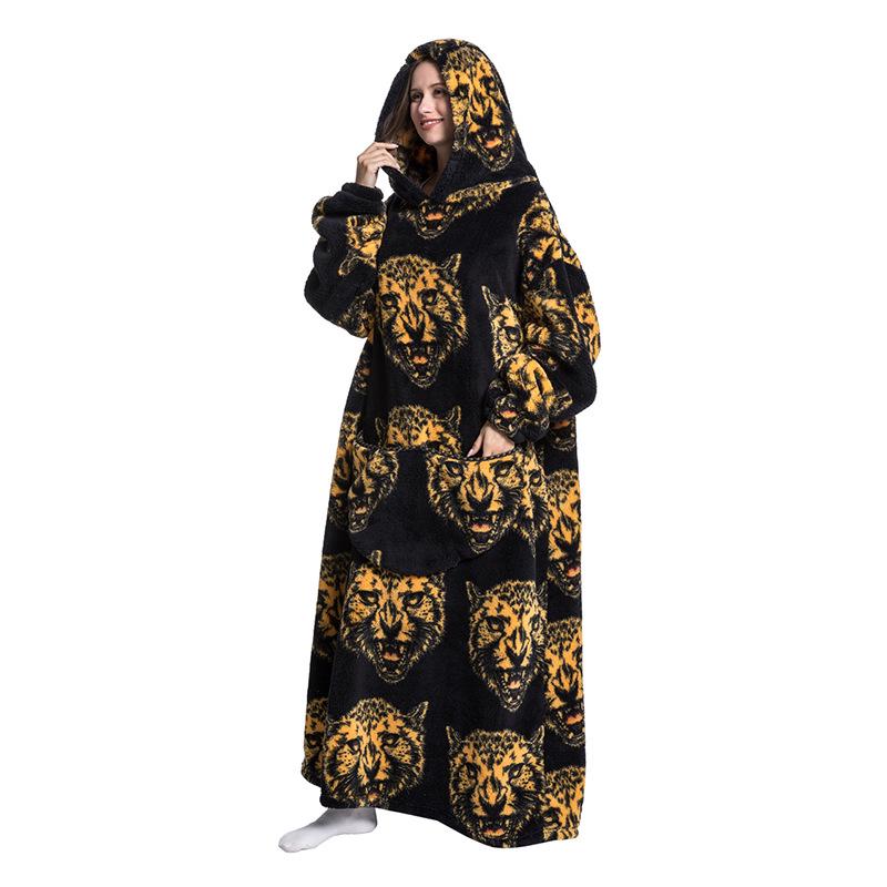Oversized Wearable Warm Blanket Hoodie Sweater