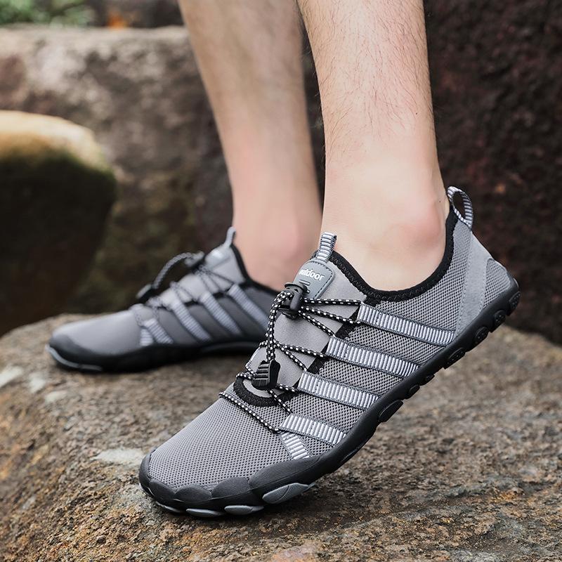 New large size outdoor five-finger creek walking shoes, hiking shoes, swimming and drifting couple shoes, one piece 2025