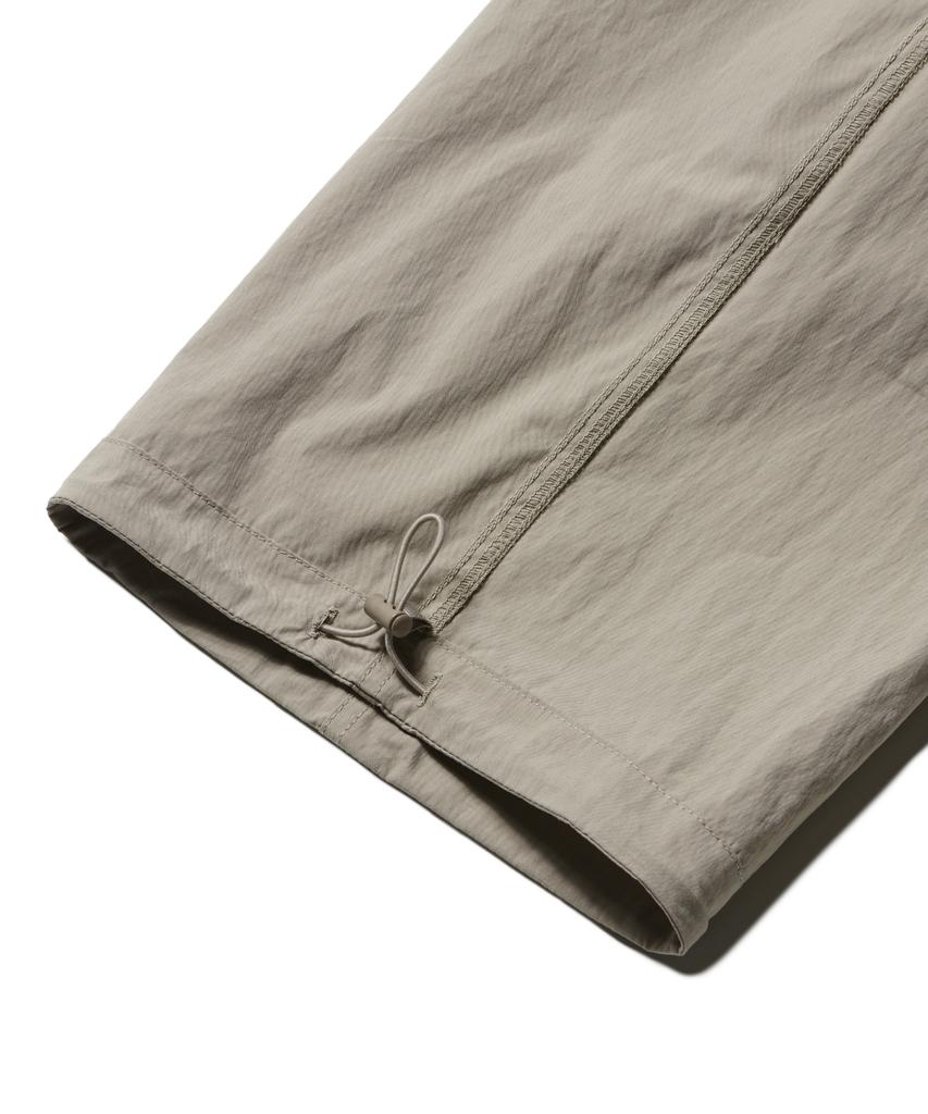 Musinsa Standard [City Leisure] Cn Wide Belted Parachute Pants [Grayish Beige]