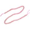 Rosenquarz Bastelperlen Einheitliche Größe zur Herstellung von Armbändern und Halsketten
