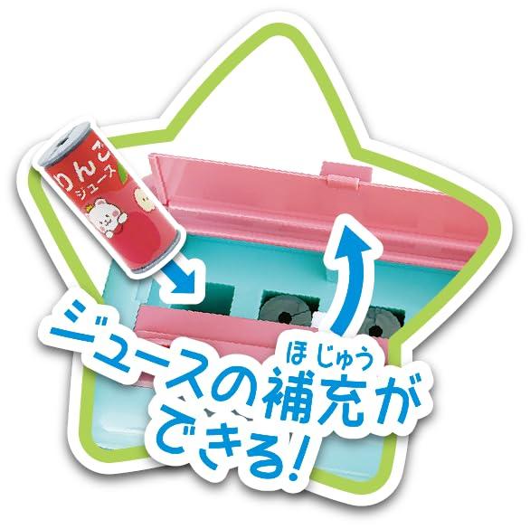 Ishikawa Toys Gokko Juice-Filled Exciting Vending Machine W16.3×H23×D10cm Light Blue
