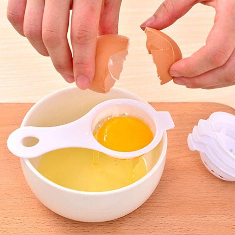 Kökstillbehör Omelettmaskin i rostfritt stål med oljepensel och äggviteavskiljare Omelettmatlagningsverktyg DIY-form