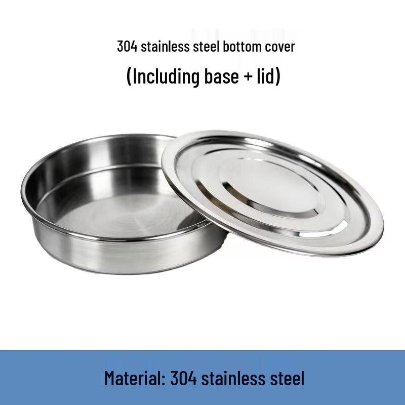 Meihui Jijia 304 Stainless Steel Double Mesh Sieve with Base & Lid