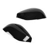Glossy Black Rear View Side Mirror Cover Housing Trim Replacement for Infiniti Q50 Q50S Q70 2014‑2020