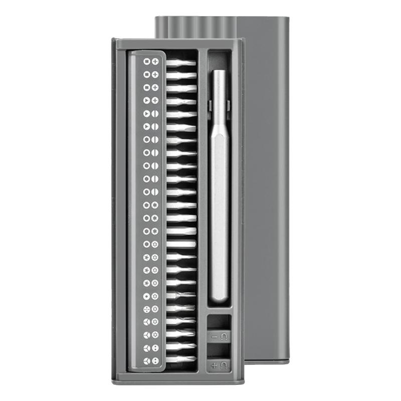 

Compact & Convenient 50 Pieces Screwdriver Kits Magnetic Grip & Ergonomic Designs Screwdriver set for DIY Repairs 1 сірий