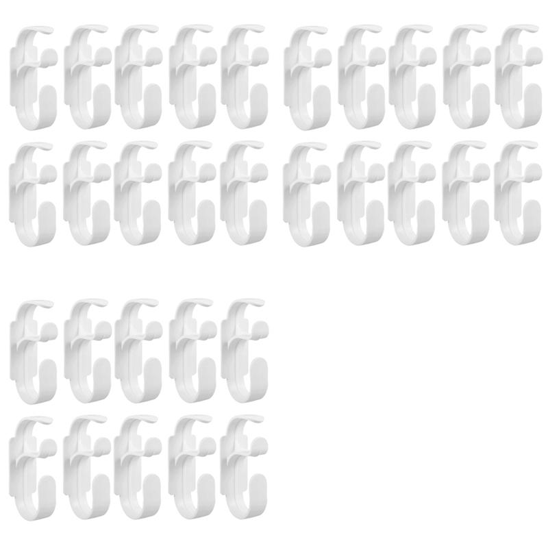 

30X CPAP Hose Holder Hanger For Bed, Wall, Mask Holder And Hose Hook Avoids Hose Tangle білий