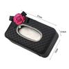 High Quality Leather Pearl Flower Car Tissue Box For Armrest Paper Holder Hanging for Auto Back Seat Headrest Organizer Storage