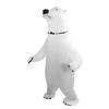 Inflatable Polar Bear Costume Reinforced Stitching Lightweight Reusable Waterproof Blow Up Animal Costumes for