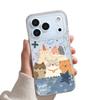 Apple 17ProMax Space Shell Phone Case iPhone Air/17/16, Puppy Kitten Design, Drop-Proof Soft Shell