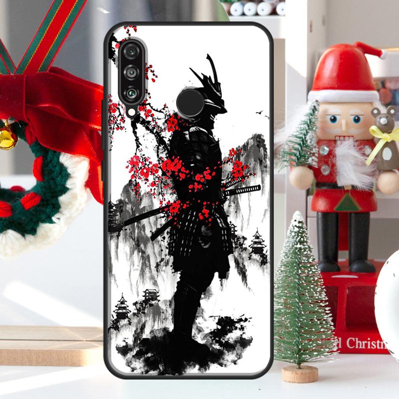 Japanese Samurai Warrior For Huawei Nova 7i 8i 11i 12i 12s Y73 Y70 Y90 Y60 Y72 Y61 Y91 9 10 SE P30 Pro P40 Lite Case
